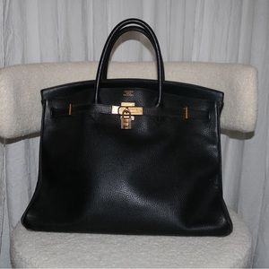Black Hermes Birkin 40